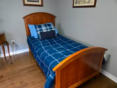 Twin bed solid wood, View more