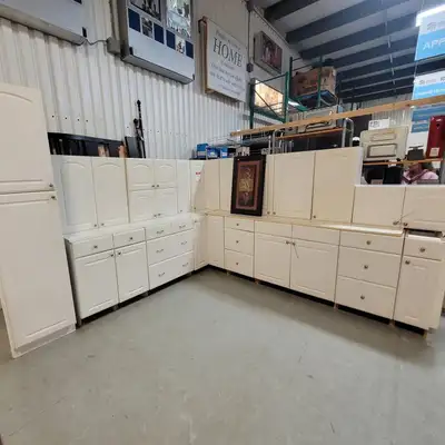 Classic White Kitchen Cabinet Set, View more