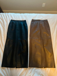 Danier Leather Genuine Leather Pencil Skirts