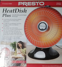 Presto Chauffage électrique parabolique Heat Dish Plus
