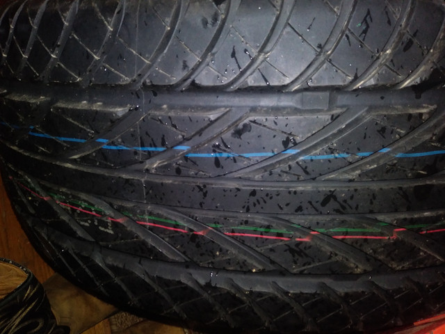 3 17' tires and 4 mazda 17' rims in Tires & Rims in Terrace - Image 3