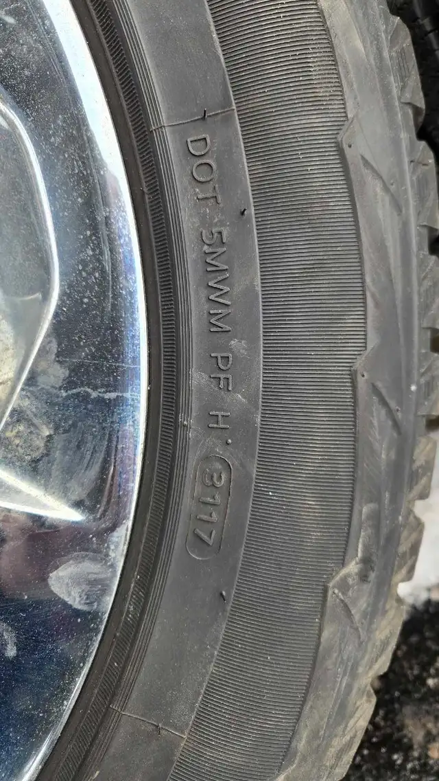 20" Chevy Rims with Hankook iPike Snow Tires in Tires & Rims in Oshawa / Durham Region - Image 6