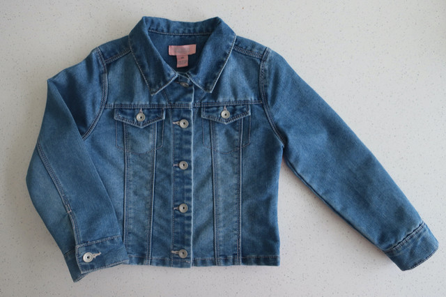 Manteau en jeans pour fille, taille : 6X dans Enfants et jeunesse  à Ville de Montréal