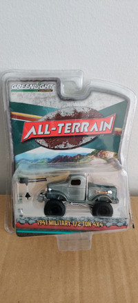 Greenlight Collectables All-Terrain Military Truck Raw Metal new