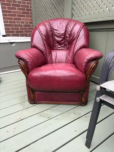 Leather Arm Chair, View more
