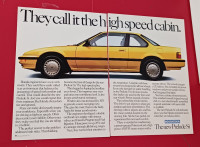 RETRO ORIGINAL 1988 HONDA PRELUDE SI CAR AD - ANNONCE AUTO 80S