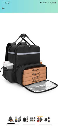 Trunab Expandable Food Delivery Backpack