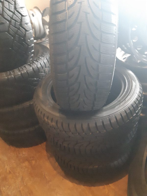 (4) 225-55-18 Sailun Ice Blazer WSTI snow tires "LIKE NEW" in Tires & Rims in London - Image 2