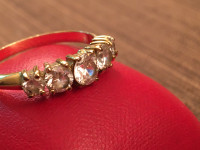Gold plated ring [ marked 18K GFE] Size 9,,