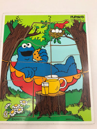 Wood Puzzle - Vintage Cookie Monster - Manotick 