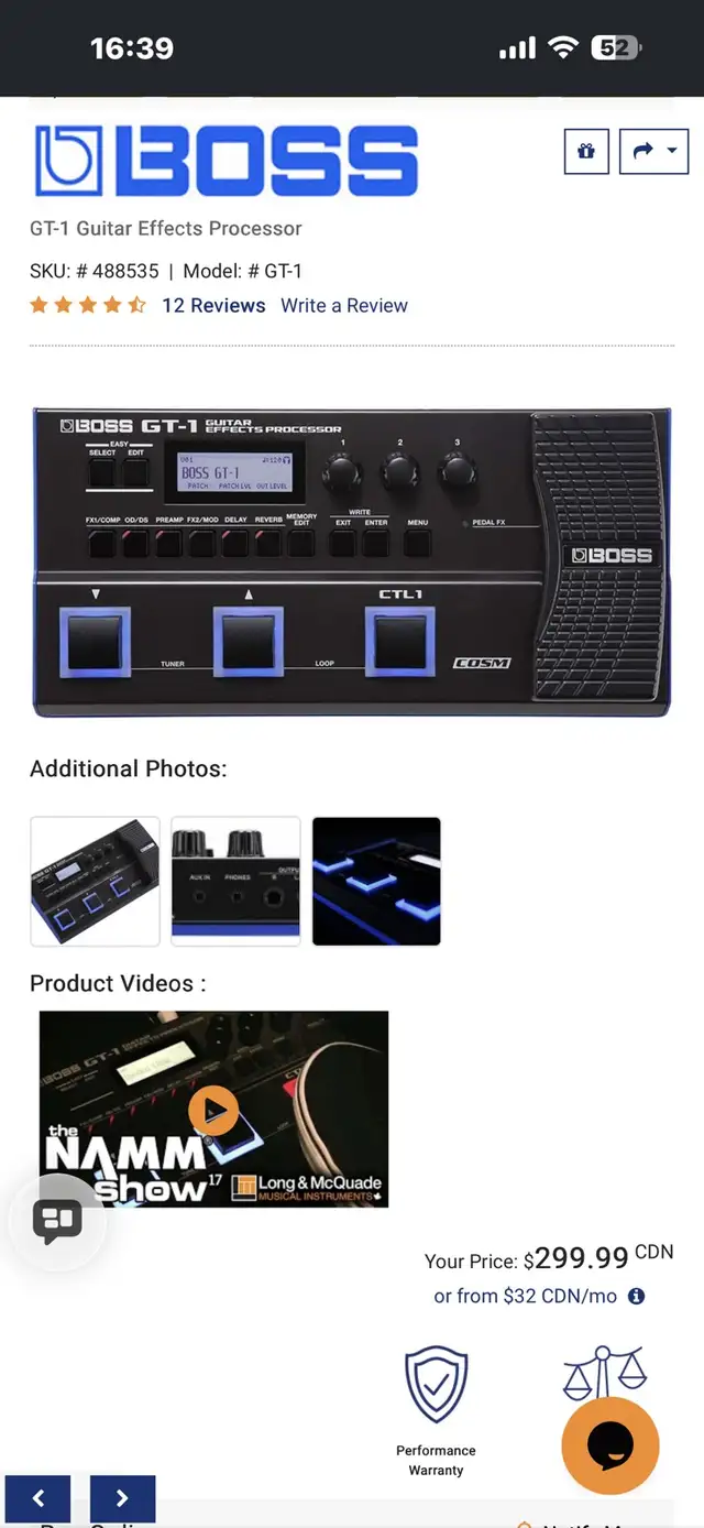 BOSS GT1 in Amps & Pedals in City of Halifax - Image 4