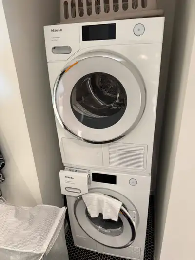 Miele Washer and Dryer Available, View more