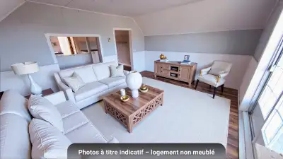 Appartement rénové 3 1/2 à louer Stanstead (Beebe)
