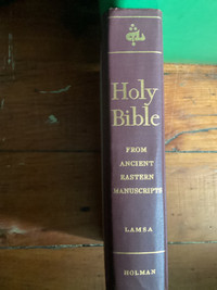 Holy Bible from ancient Eastern Manuscripts 1957