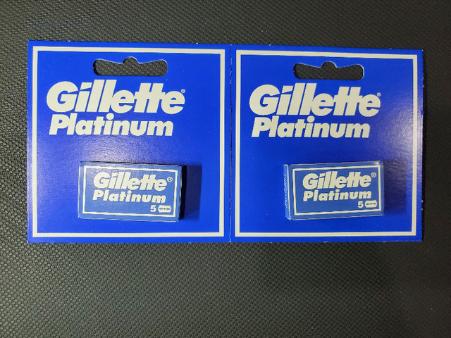 Gillette Platinum Double Edge (DE) Safety Razor Blades - 10 Pack in Other in Markham / York Region - Image 3