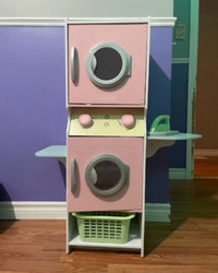 Kid craft wooden washer and dryer toy