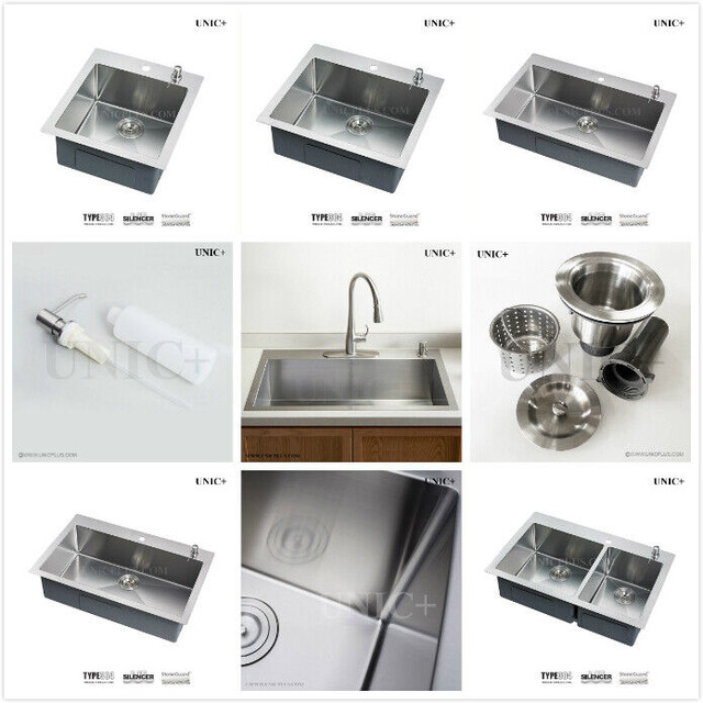 UNIC+ DVK All Kitchen Sinks on sale up to 60% off in Cabinets & Countertops in Burnaby/New Westminster - Image 2