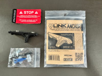 Strike Industries, LINK Anchor Polymer Hand Stop, Black
