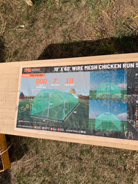 New 10’ x 60’ Chicken Run Shelter Coop