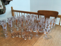 Flutes champagne  - Coupes  Verres  Shooter  collectionneur