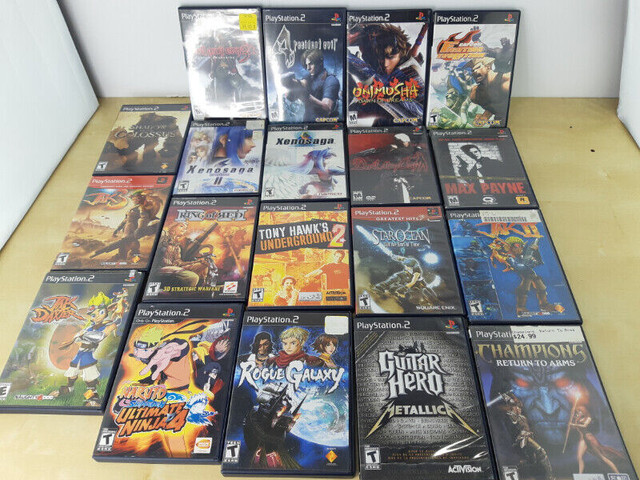 Jeux de Playstation 2 PS2 Rogue galaxy Ring Red Metallica Capcom dans Consoles classiques  à Granby