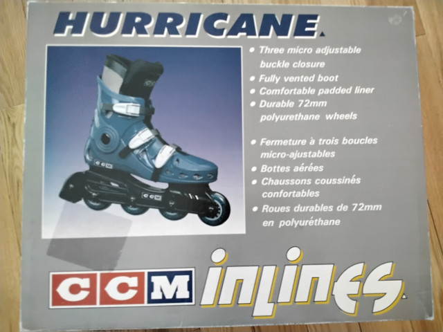 Patins à roues alignées CCM Hurricane grandeur 6 dans Patins et patins à roulettes  à Longueuil/Rive Sud