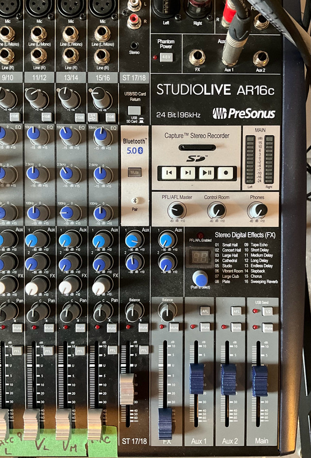 Console PreSonus Studiolive AR16C dans Équipement pour DJ et sonorisation  à Shawinigan - Image 4