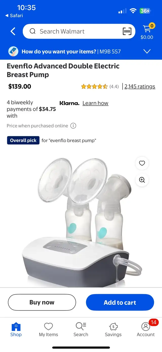 Evenflo pump426574340948633600