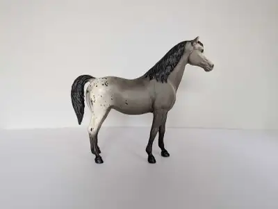 Breyer #38 Speck Family Arabian Mare in matte grey blanket Appaloosa. #38 in matte was only made fro...