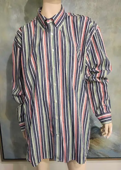 Tommy Hilfiger Mens Custom Fit Long Sleeve Button Down Shirt , View more