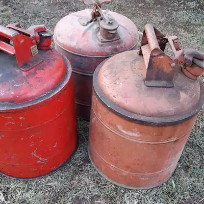 Antique Fuel Cans, View more