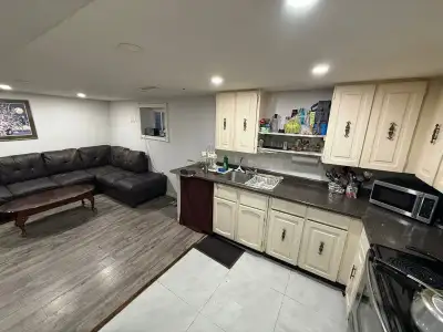Furnished 2 bedroom Basement Malton