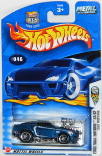 Hot Wheels 1/64 '68 Ford Mustang Tooned Diecast Cars