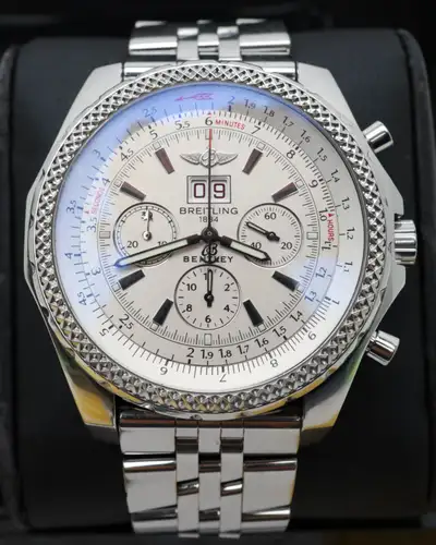 Breitling for Bentley 6.75 Ref A44362 White Dial with all papers, View more