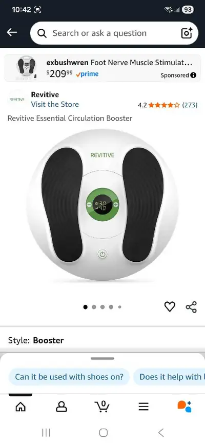 New Revitive Essential Circulation Booster