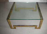 Here IT is - ~~~ GLASS Square COFFEE TABLE ~~~ 34 " Square