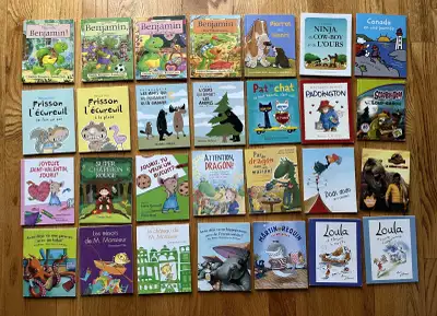 MINI LIVRE ENFANT 2 photos (2$ ch/ 80$ le lot de 53 livres), View more