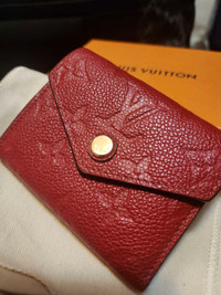 Louis Vuitton Zoé Wallet Empriente Red