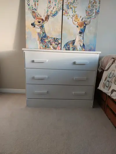 Plain White Dresser $25, View more