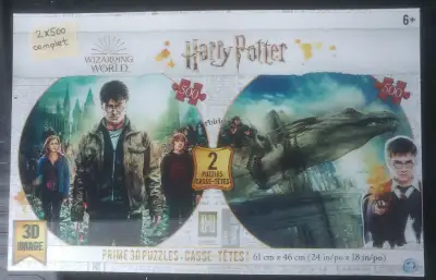 Harry Potter. 2 Casse-têtes 3D, 500 pièces., View more