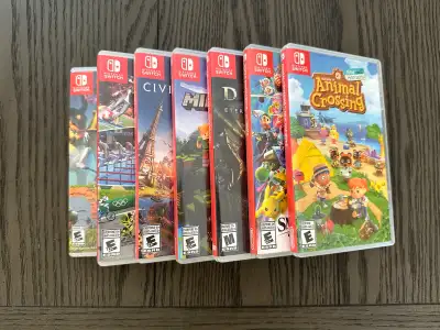 Portal Knights - $35 Animal Crossing: New Horizons - $45(Sold) Minecraft - $25(Sold) Diablo Ill: Ete...