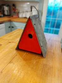 Slate Roofed Chalet Style Bird House