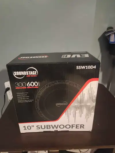10" soundstage subwoofers x2, View more