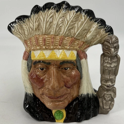 Royal Doulton - D6611 North American Indian Chief 1966 8" Tall, View more