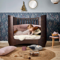 Leander Classic Baby-Junior bed/crib 0-7 yrs, Walnut