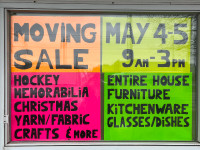 Whole House Moving Sale - 214 College St West Belleville - Satur