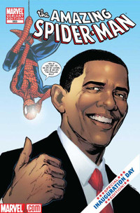 Obama Spiderman Comic- Rare Inauguration  Day Edition