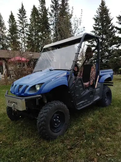 Low mileage (4219 km) Rhino in great shape. Used mostly around acreage and to plow snow. Great handy...