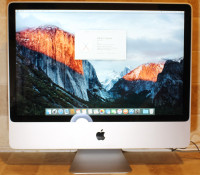 Apple iMac A1224 AIO Computer Core2 Duo 20" DVDRW 4GB RAM 320GB