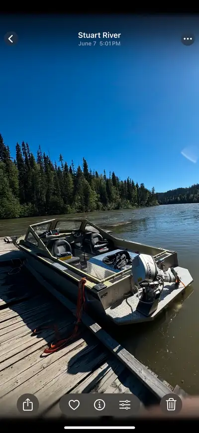 18 foot atlas jetboat made in prince george 355 olds rocket Jacuzzi yj12 just gone through and rebui...